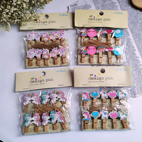 گیره آویز چوبی